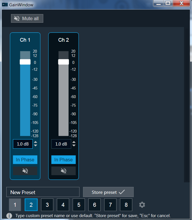 Gain AO Native Panel Window