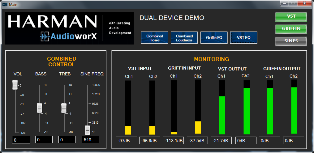 Dual Device Main Panel